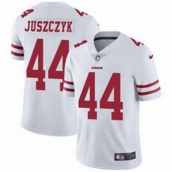 Men Nike San Francisco 49ers Kyle Juszczyk 44 White Vapor Untouchable Limited NFL Jersey