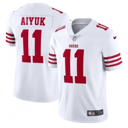 Men San Francisco 49ers 11 Brandon Aiyuk 2022 New White Vapor Untouchable Stitched Jersey