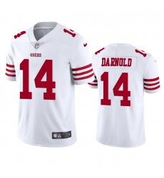 Men San Francisco 49ers 14 Sam Darnold White Vapor Untouchable Limited Stitched Football Jersey