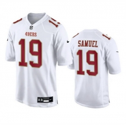 Men San Francisco 49ers 19 Deebo Samuel White Fashion Vapor Untouchable Limited Stitched Football Jersey