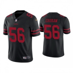 Men San Francisco 49ers 56 Samson Ebukam Black Vapor Limited Jersey