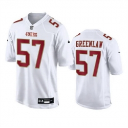 Men San Francisco 49ers 57 Dre Greenlaw White Fashion Vapor Untouchable Limited Stitched Football Jersey