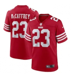 Men San Francisco 49ers Christian McCaffrey Nike Red Vapor Untouchable Stitched Jersey