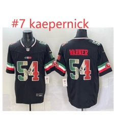 Men San Francisco 49ers Colin Kaepernick #7 Black 2025 F U S E Mexico Vapor Limited Stitched Football Jersey Men San Francisco 49ers Colin Kaepernick #7 Black 2025 F U S E Mexico Vapor Limited Stitched Football Jersey