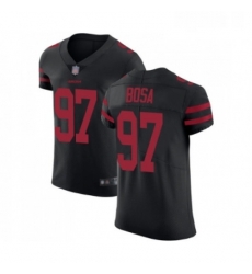 Mens San Francisco 49ers 97 Nick Bosa Black Alternate Vapor Untouchable Elite Player Football Jersey