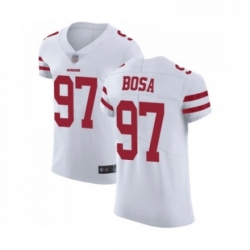 Mens San Francisco 49ers 97 Nick Bosa White Vapor Untouchable Elite Player Football Jersey