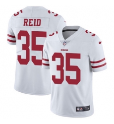 Nike 49ers #35 Eric Reid White Mens Stitched NFL Vapor Untouchable Limited Jersey