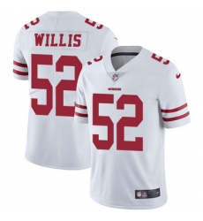 Nike 49ers #52 Patrick Willis White Mens Stitched NFL Vapor Untouchable Limited Jersey