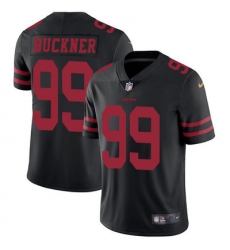 Nike 49ers #99 DeForest Buckner Black Alternate Mens Stitched NFL Vapor Untouchable Limited Jersey