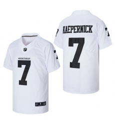Nike 7 Colin Kaepernick All white Vapor Untouchable Limited Jersey