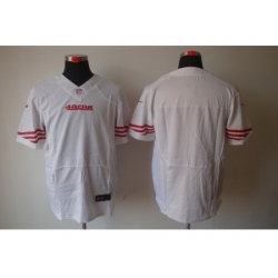 Nike San Francisco 49ers Blank White Elite NFL Jersey