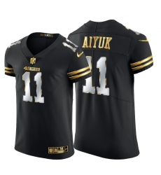 San Francisco 49ers 11 Brandon Aiyuk Men Nike Black Edition Vapor Untouchable Elite NFL Jersey