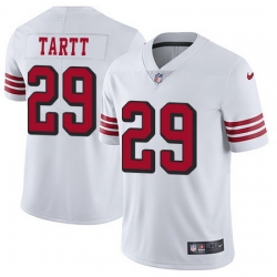 Nike 49ers #29 Jaquiski Tartt White Rush Youth Stitched NFL Vapor Untouchable Limited Jersey