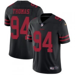 Nike 49ers #94 Solomon Thomas Black Alternate Youth Stitched NFL Vapor Untouchable Limited Jersey