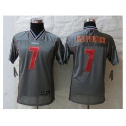 Nike Youth San Francisco 49ers #7 Kaepernick Grey Jerseys(Vapor)