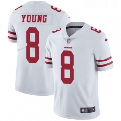 Youth Nike San Francisco 49ers 8 Steve Young Elite White NFL Jersey