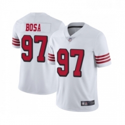 Youth San Francisco 49ers 97 Nick Bosa Limited White Rush Vapor Untouchable Football Jersey