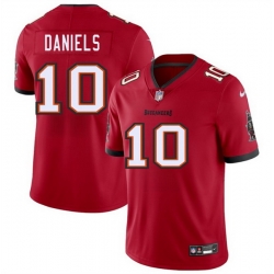 Men Tampa Bay Buccaneers  10 Jalon Daniels Red 2026 Draft Vapor Limited Stitched Jersey
