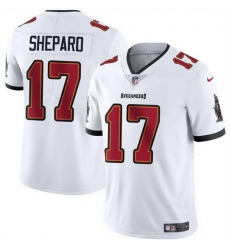 Men Tampa Bay Buccaneers 17 Sterling Shepard White Vapor Limited Stitched Jersey