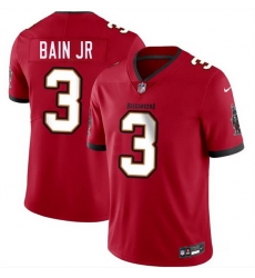 Men Tampa Bay Buccaneers 3 Rueben Bain Jr Red 2026 Draft Vapor Limited Stitched Jersey Men Tampa Bay Buccaneers 3 Rueben Bain Jr Red 2026 Draft Vapor Limited Stitched Jersey