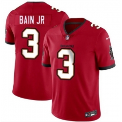 Men Tampa Bay Buccaneers  3 Rueben Bain Jr Red 2026 Draft Vapor Limited Stitched Jersey