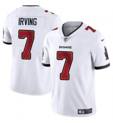 Men Tampa Bay Buccaneers 7 Bucky Irving White Vapor Limited Stitched Jersey