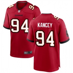 Men Tampa Bay Buccaneers 94 Calijah Kancey Red 2023 Draft Stitched Game Jersey
