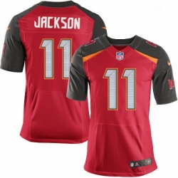 Mens Nike Tampa Bay Buccaneers 11 DeSean Jackson Elite Red Team Color NFL Jersey