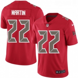 Mens Nike Tampa Bay Buccaneers 22 Doug Martin Limited Red Rush Vapor Untouchable NFL Jersey