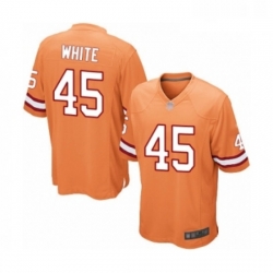 Mens Tampa Bay Buccaneers 45 Devin White Limited Orange Glaze Alternate Football Jersey