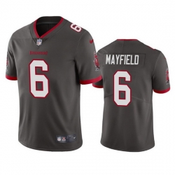 Men's Tampa Bay Buccaneers #6 Baker Mayfield Gray Vapor Untouchable Limited Stitched Jersey