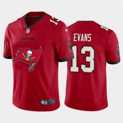 Nike Buccaneers 13 Mike Evans Red Team Big Logo Vapor Untouchable Limited Jersey