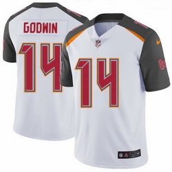 Nike Buccaneers 14 Chris Godwin White Men Stitched NFL Vapor Untouchable Limited Jersey