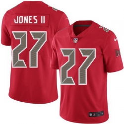 Nike Buccaneers #27 Ronald Jones II Red Mens Stitched NFL Limited Rush Jersey