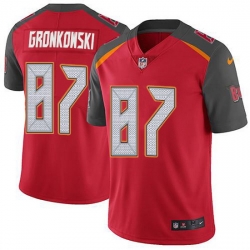 Nike Buccaneers 87 Rob Gronkowski Red Team Color Men Stitched NFL Vapor Untouchable Limited Jersey