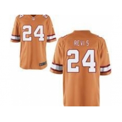 Nike Tampa Bay Buccaneers 24 Darrelle Revis Orange Game NFL Jersey