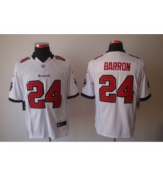 Nike Tampa Bay Buccaneers 24 Mark Barron White Limited NFL Jersey