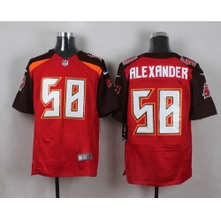 Nike Tampa Bay Buccaneers #58 Kwon Alexander Red Team Color Mens Stitched NFL New Elite Jersey