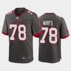 men tristan wirfs tampa bay buccaneers pewter alternate game jersey 2020 