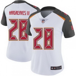 Nike Buccaneers #28 Vernon Hargreaves III White Womens Stitched NFL Vapor Untouchable Limited Jersey