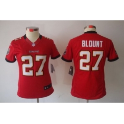 Women Nike Tampa Bay Buccaneers 27 LeGarrette Blount Red Color[Women Limited Jerseys]