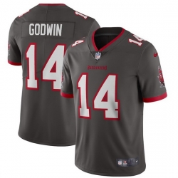 Youth Tampa Bay Buccaneers 14 Chris Godwin Grey Vapor Limited Nike NFL Jersey