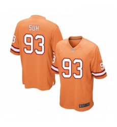 Youth Tampa Bay Buccaneers 93 Ndamukong Suh Limited Orange Glaze Alternate Football Jersey