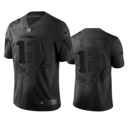 New England Patriots 12 Tom Brady Men Nike Black NFL MVP Limited Edition Jersey