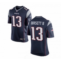 New England Patriots 13 Phillip Dorsett II Blue Vapor Limited Jersey