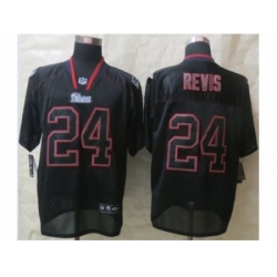 Nike New England Patriots 24 Darrelle Revis Black Elite Lights Out NFL Jersey