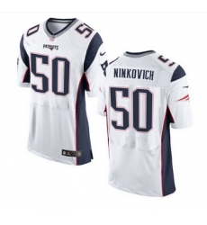 Nike New England Patriots #50 Rob Ninkovich White Men 27s Stitched NFL New Elite Jersey