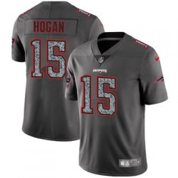 Nike Patriots #15 Chris Hogan Gray Static Mens NFL Vapor Untouchable Game Jersey