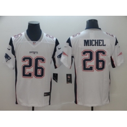 Nike Patriots 26 Sony Michel White Vapor Untouchable Limited Jersey