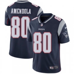 Nike Patriots #80 Danny Amendola Navy Blue Team Color Mens Stitched NFL Vapor Untouchable Limited Jersey